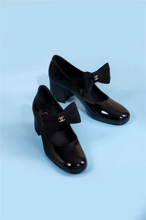 chanel mary janes with bow|designer mary jane ballet.